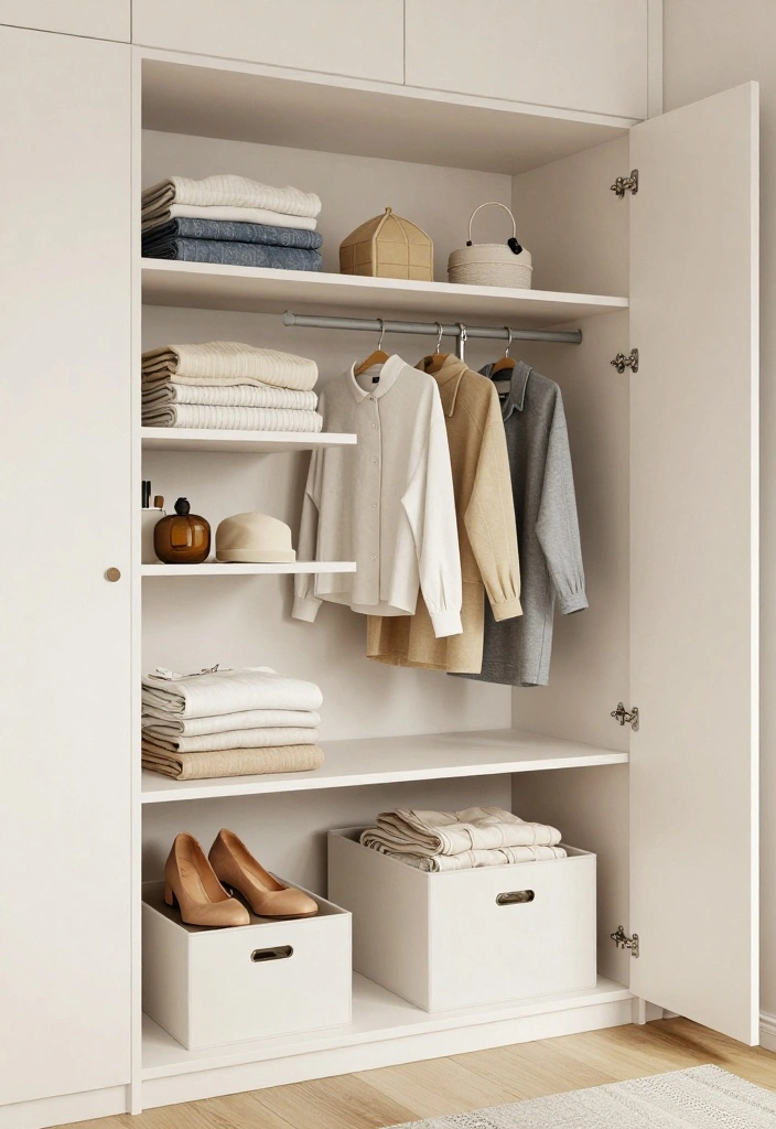 30 Bloxburg Bedroom Ideas for Minimalist Builds 14. Clothing Storage Solutions 0