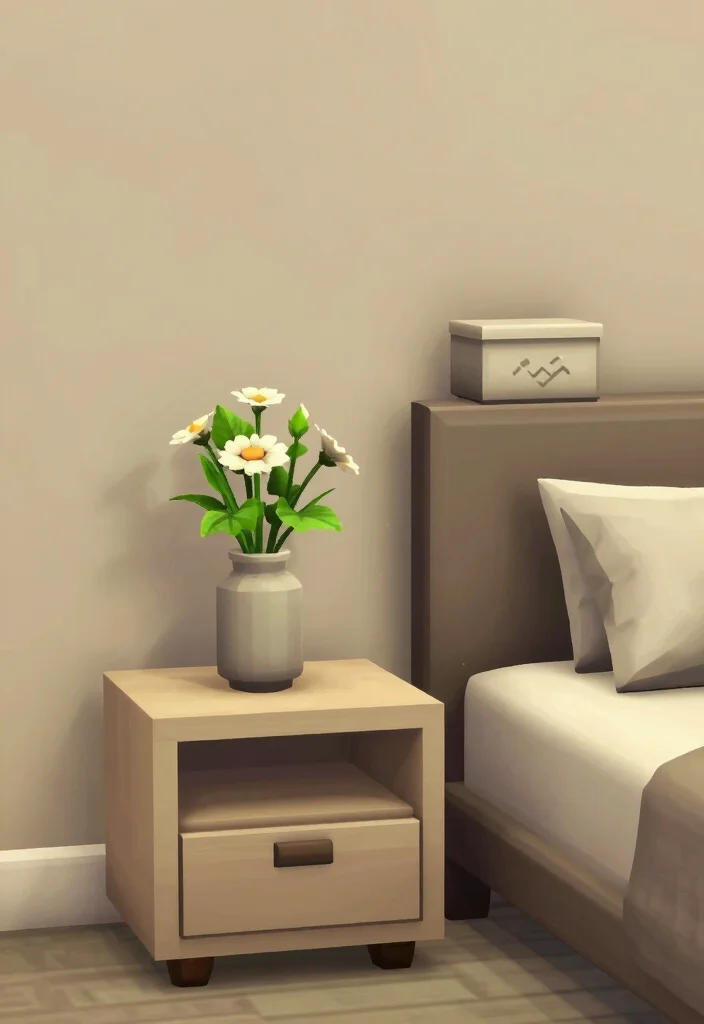 30 Bloxburg Bedroom Ideas for Minimalist Builds 17. Minimalist Accessories 0