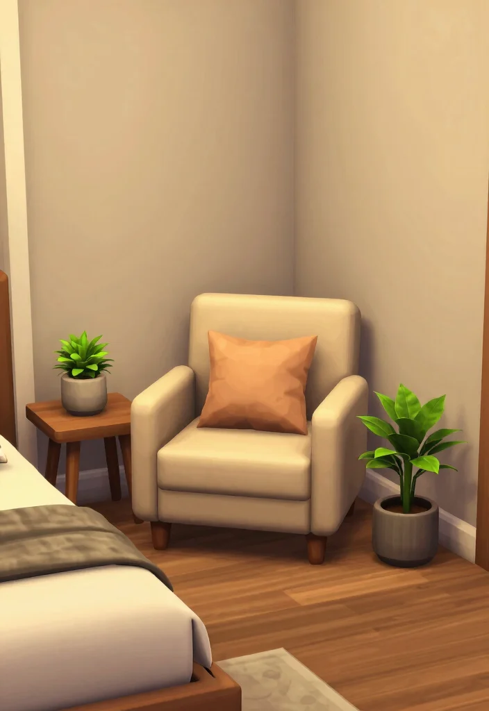 30 Bloxburg Bedroom Ideas for Minimalist Builds 20. Cozy Reading Nook 0