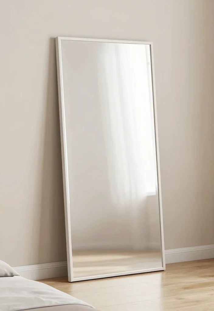 30 Bloxburg Bedroom Ideas for Minimalist Builds 21. Statement Mirrors 0