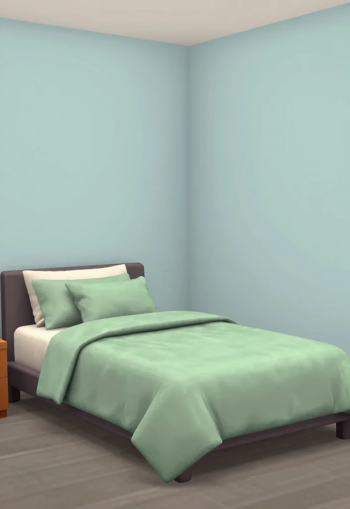 30 Bloxburg Bedroom Ideas for Minimalist Builds 27. Calm Color Palette 0