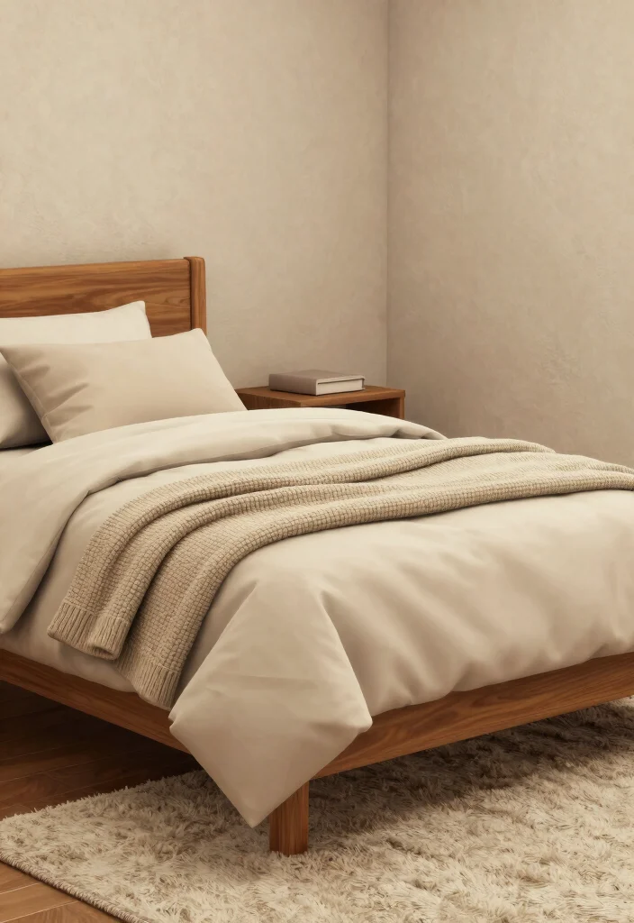 30 Bloxburg Bedroom Ideas for Minimalist Builds 6. Textural Harmony 0