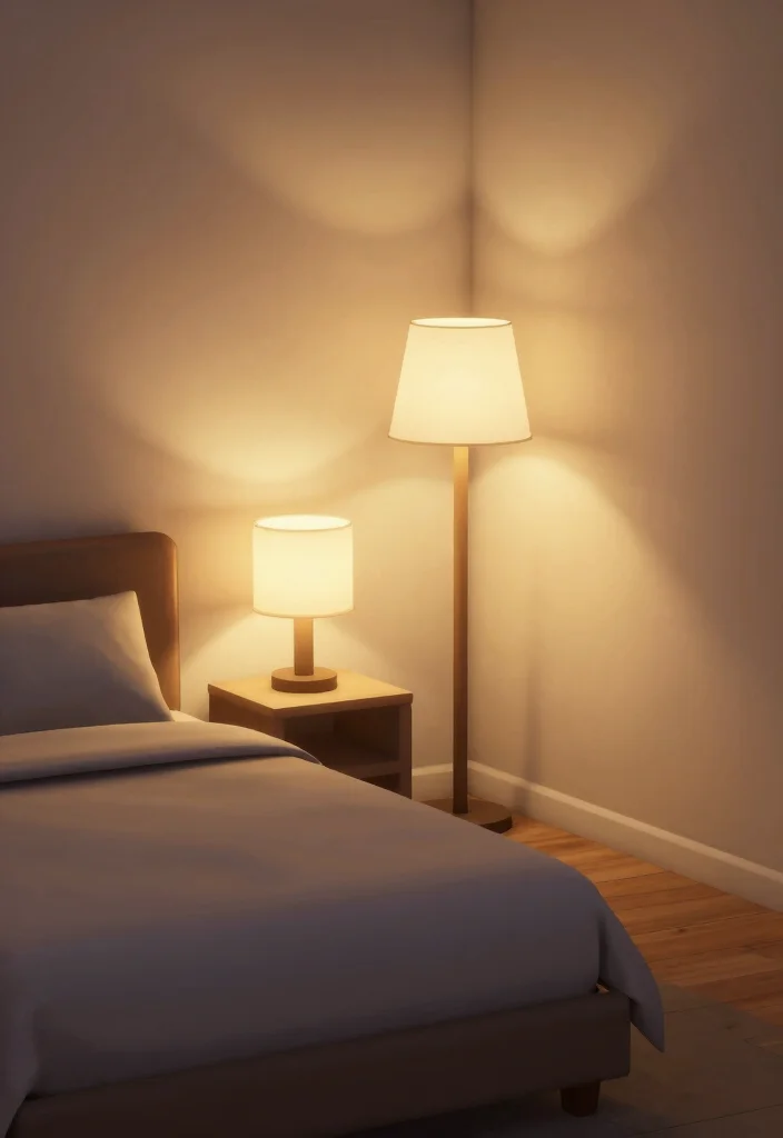 30 Bloxburg Bedroom Ideas for Minimalist Builds 9. Ambient Lighting 0