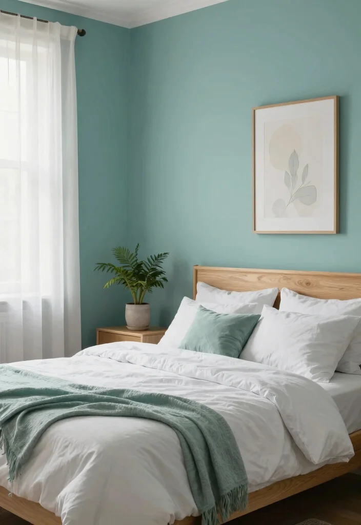 30 Blue Bedroom Ideas That Are Peaceful and Stylish 29 30 Blue Bedroom Ideas That Are Peaceful and Stylish 9. Tranquil Teal Touch 0