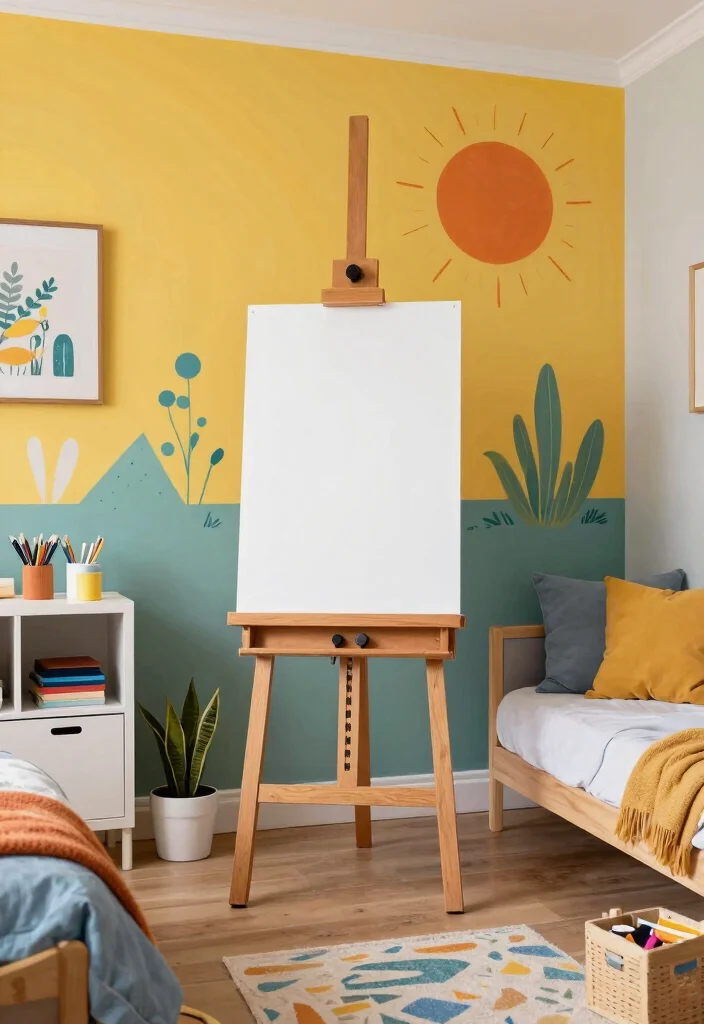 30 Boys Bedroom Ideas That Are Cool and Functional 22. Creative Studio Arts and Crafts Haven 0