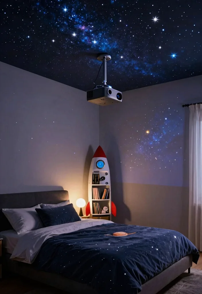 30 Boys Bedroom Ideas That Are Cool and Functional 3. Space Odyssey A Galactic Retreat 0