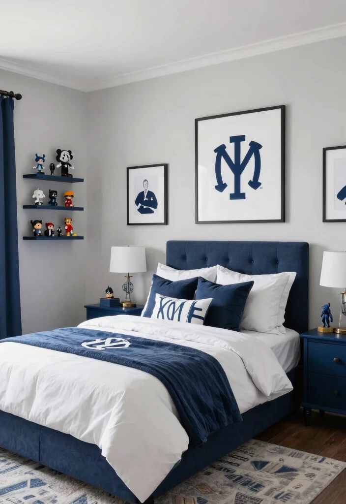 30 Boys Bedroom Ideas That Are Cool and Functional 30. Personalized Touch Custom Creations 0
