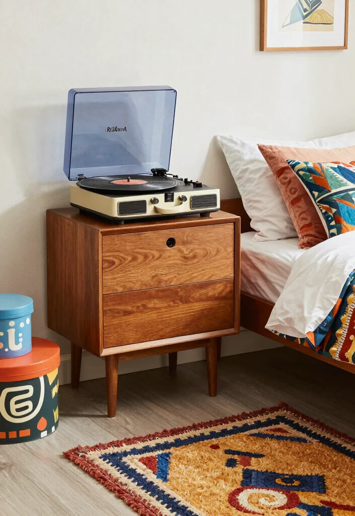 30 Boys Bedroom Ideas That Are Cool and Functional 8. Retro Rewind Vintage Charm 0