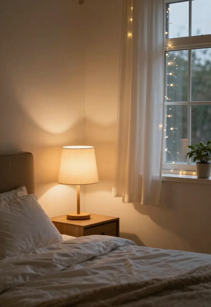 30 Coastal Bedroom Ideas for a Breezy Beachy Vibe 25. Soft Lighting for Relaxation 0