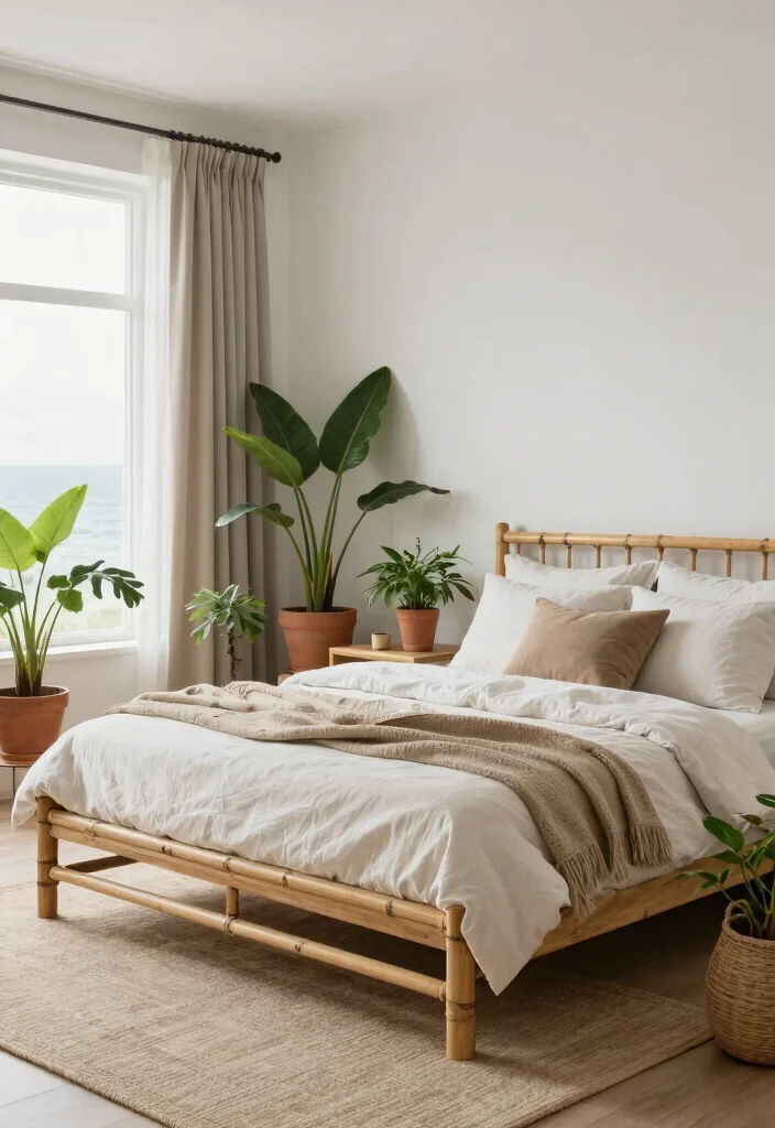 30 Coastal Bedroom Ideas for a Breezy Beachy Vibe 28. Eco Friendly Coastal Decor 0