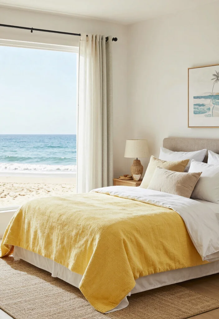 30 Coastal Bedroom Ideas for a Breezy Beachy Vibe 29. Seasonal Decor Swaps 0