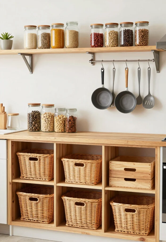 30 Coastal Kitchen Ideas for a Breezy Beach Vibe 8. Optimizing Storage with Style 0