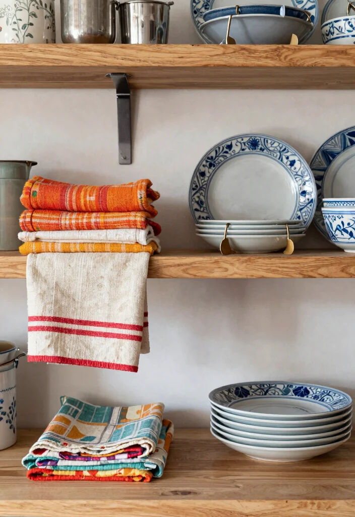 30 Colorful Kitchen Ideas That Bring Joy and Energy 11. Layered Textures 0