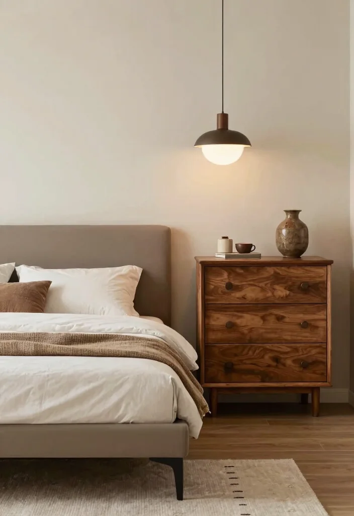 30 Cozy Bedroom Ideas for a Warm and Inviting Space 11. Mixing Modern with Rustic 0