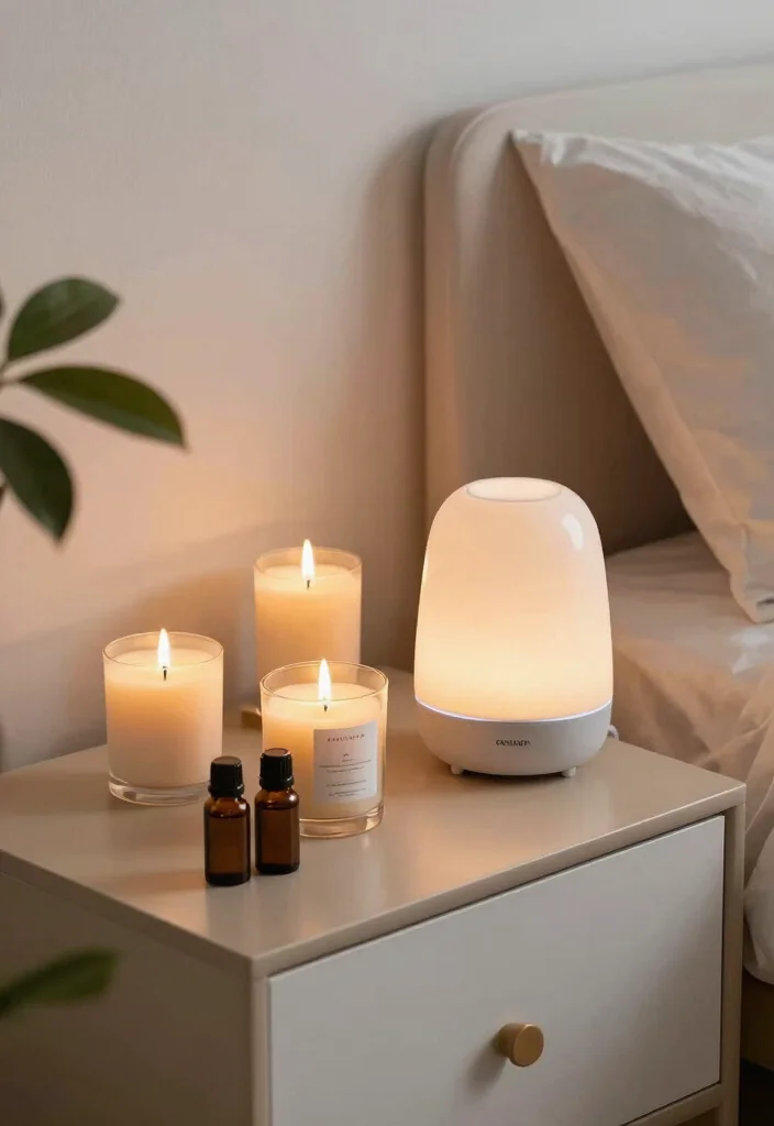 30 Cozy Bedroom Ideas for a Warm and Inviting Space 13. Creating a Mood with Scent 0