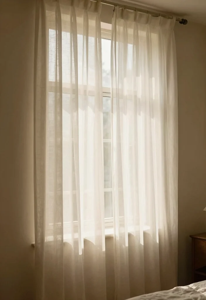 30 Cozy Bedroom Ideas for a Warm and Inviting Space 17. Soft Window Treatments 0