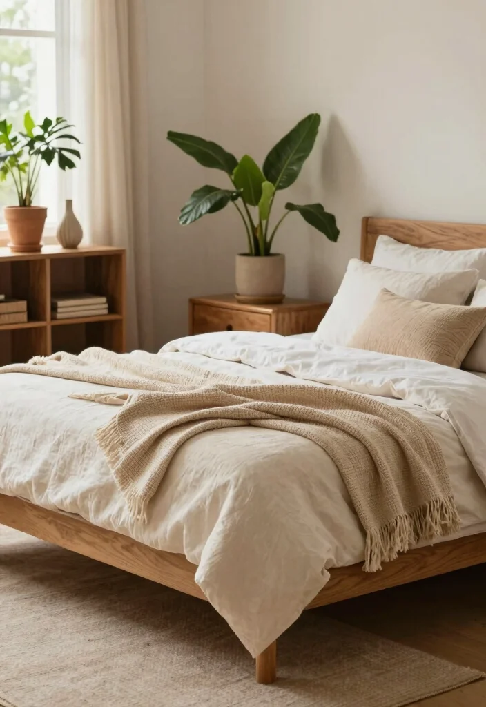 30 Cozy Bedroom Ideas for a Warm and Inviting Space 27. Use of Natural Elements 0