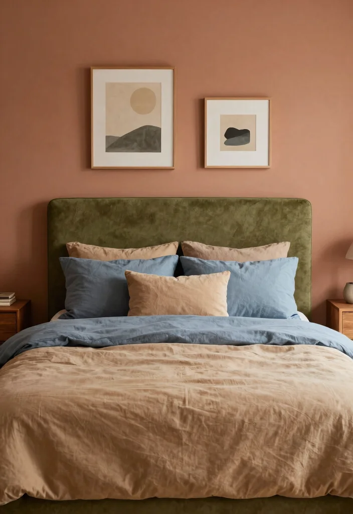30 Cozy Bedroom Ideas for a Warm and Inviting Space 6. Earthy Color Palettes 0