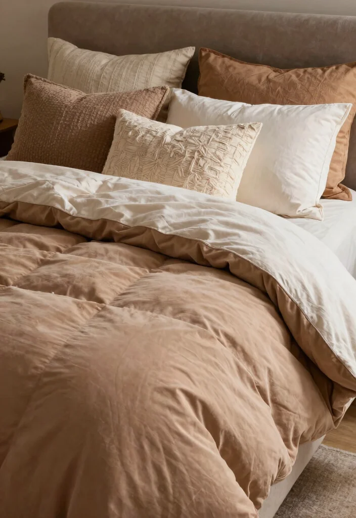 30 Cozy Bedroom Ideas for a Warm and Inviting Space 8. Comfortable Bedding Combinations 0