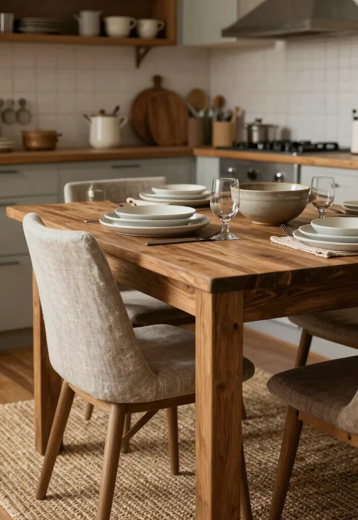 30 Cozy Kitchen Ideas That Feel Warm and Inviting 16. Layered Textures 0