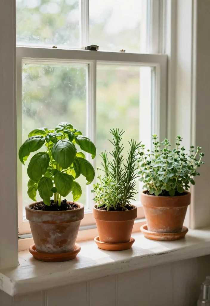 30 Farmhouse Kitchen Ideas Full of Rustic Charm 10. Herb Garden 0
