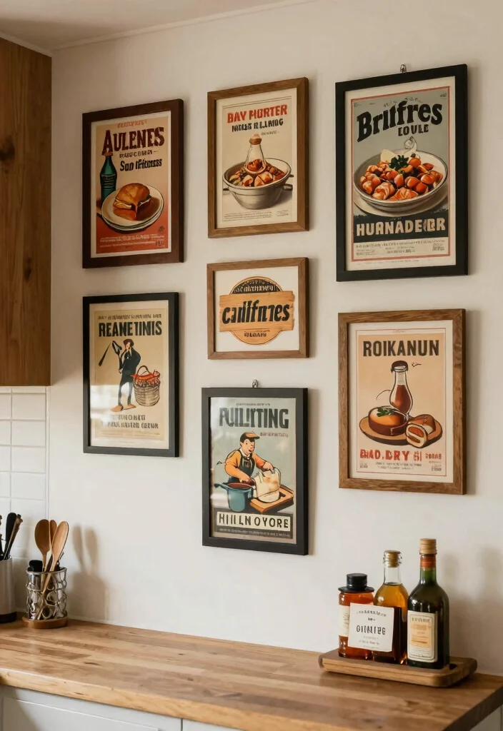 30 Farmhouse Kitchen Ideas Full of Rustic Charm 15. Rustic Wall Art 0