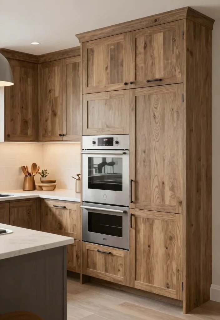 30 Farmhouse Kitchen Ideas Full of Rustic Charm 21. Integrated Appliances 0