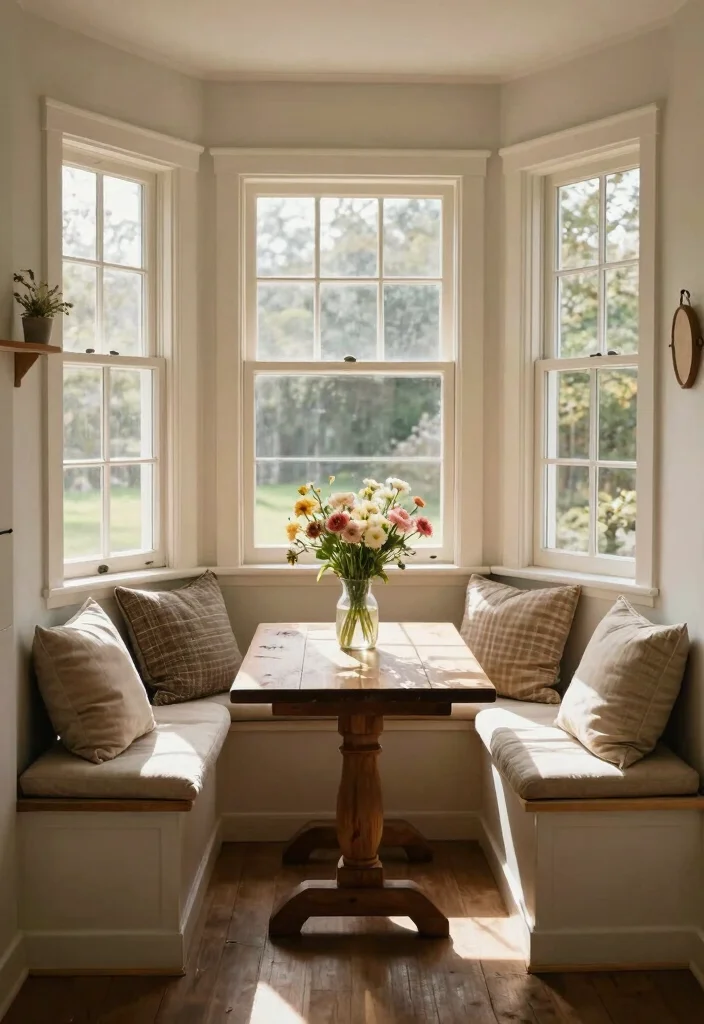 30 Farmhouse Kitchen Ideas Full of Rustic Charm 6. Cozy Nooks 0