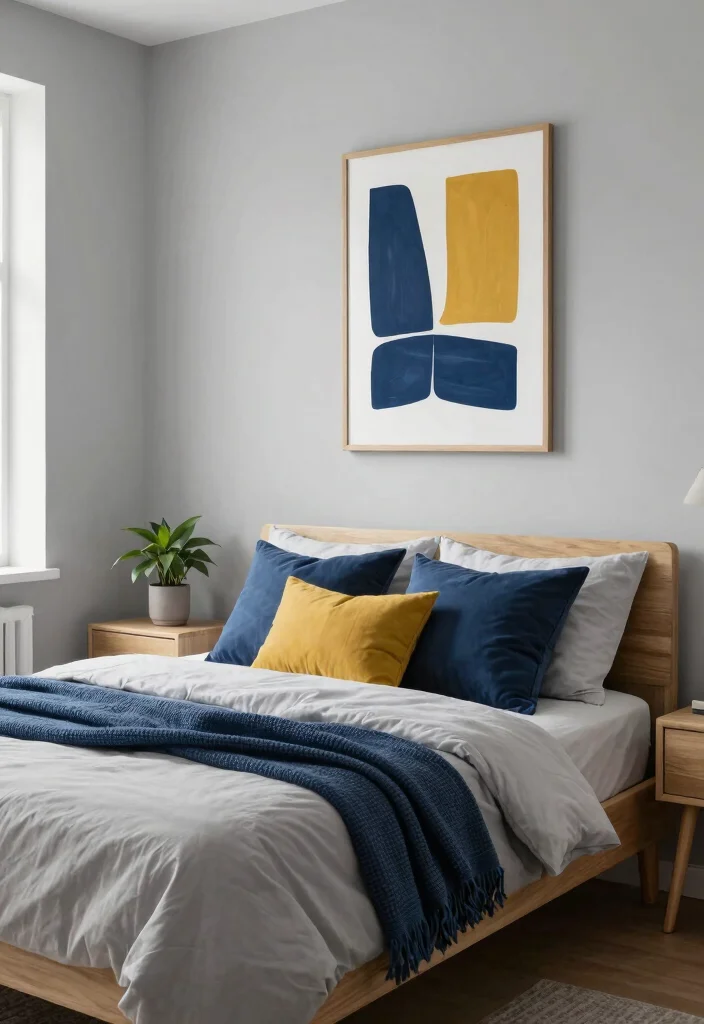 30 Grey Bedroom Ideas for a Calm Timeless Look 1 30 Grey Bedroom Ideas for a Calm Timeless Look 1. Soft Grey Walls with Accent Decor 0