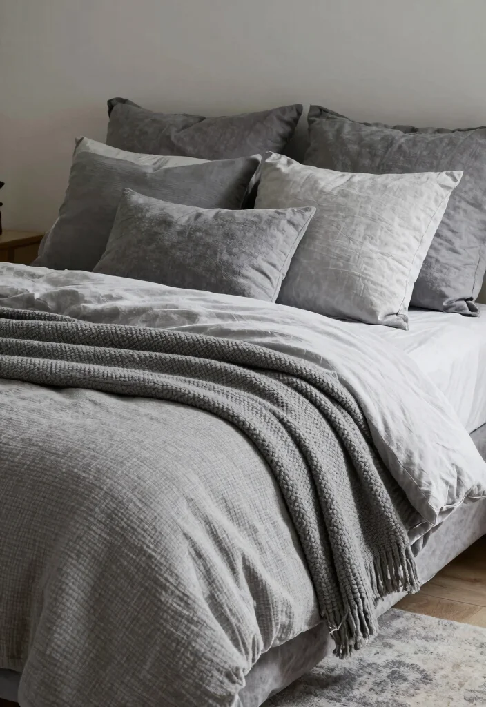 30 Grey Bedroom Ideas for a Calm Timeless Look 52 30 Grey Bedroom Ideas for a Calm Timeless Look 22. Grey Layered Textiles 0