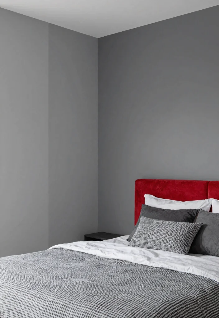 30 Grey Bedroom Ideas for a Calm Timeless Look 53 30 Grey Bedroom Ideas for a Calm Timeless Look 23. Grey Color Blocking 0