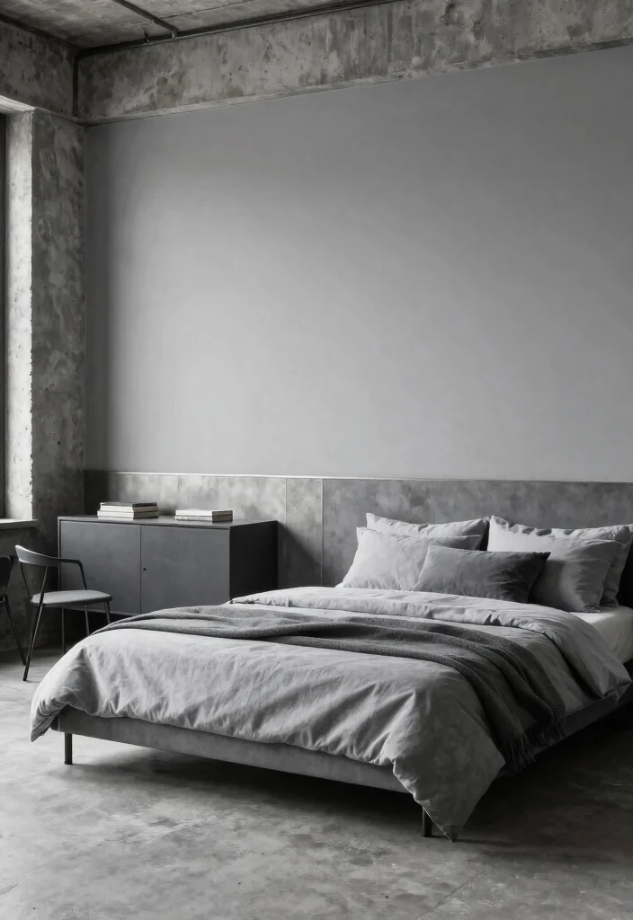 30 Grey Bedroom Ideas for a Calm Timeless Look 69 30 Grey Bedroom Ideas for a Calm Timeless Look 29. Grey and Industrial Style 0