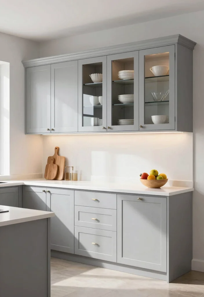 30 Grey Kitchen Ideas That Are Timeless and Chic 1 30 Grey Kitchen Ideas That Are Timeless and Chic 1. Light Dove Grey Cabinetry 0