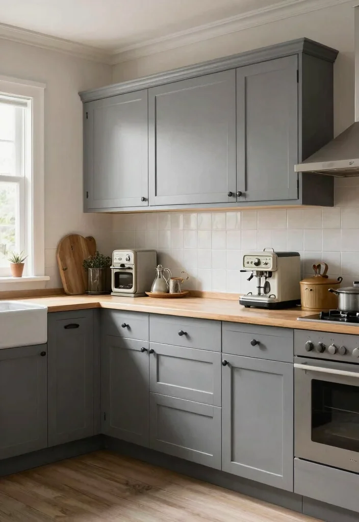 30 Grey Kitchen Ideas That Are Timeless and Chic 36 30 Grey Kitchen Ideas That Are Timeless and Chic 16. Vintage Grey Accents 0