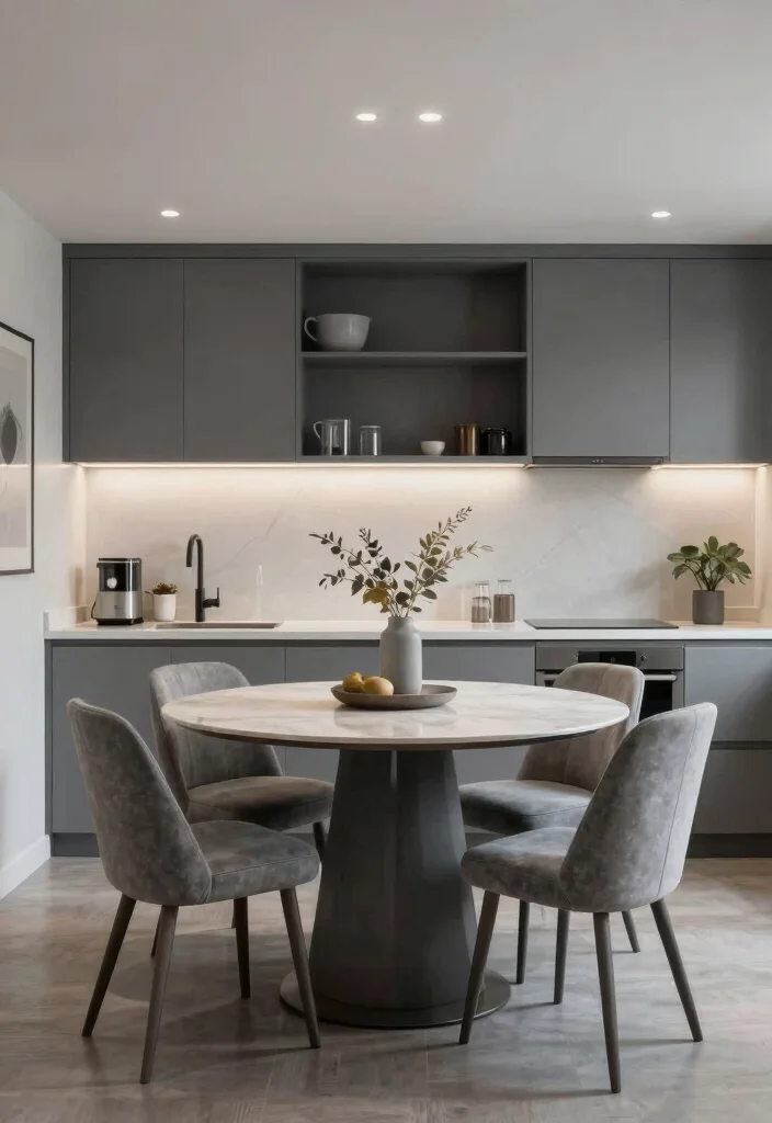 30 Grey Kitchen Ideas That Are Timeless and Chic 80 30 Grey Kitchen Ideas That Are Timeless and Chic 30. Grey Dining Areas 0