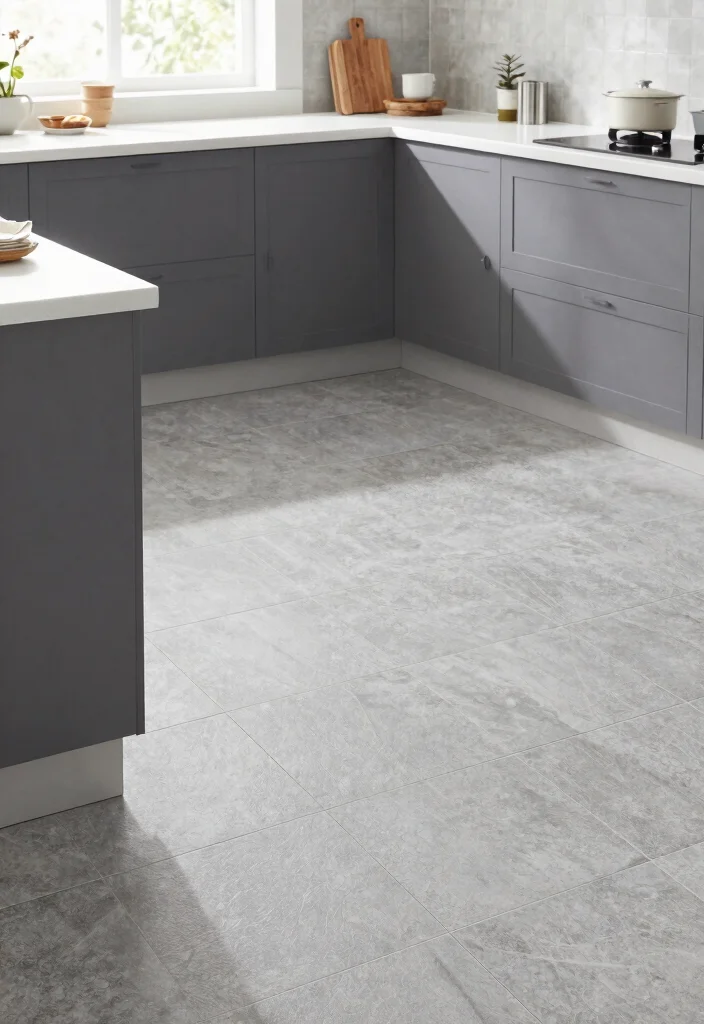 30 Grey Kitchen Ideas That Are Timeless and Chic 15 30 Grey Kitchen Ideas That Are Timeless and Chic 5. Grey Tiles for Flooring 0