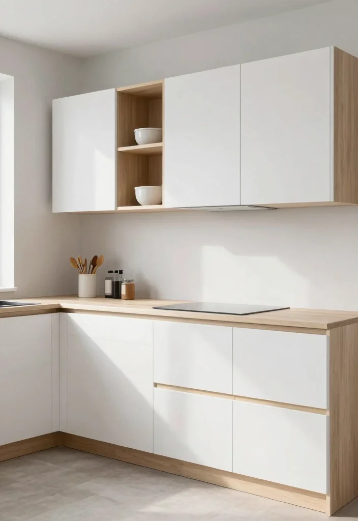 30 Kitchen Ideas with White Cabinets That Feel Timeless 20. Scandinavian Simplicity 0