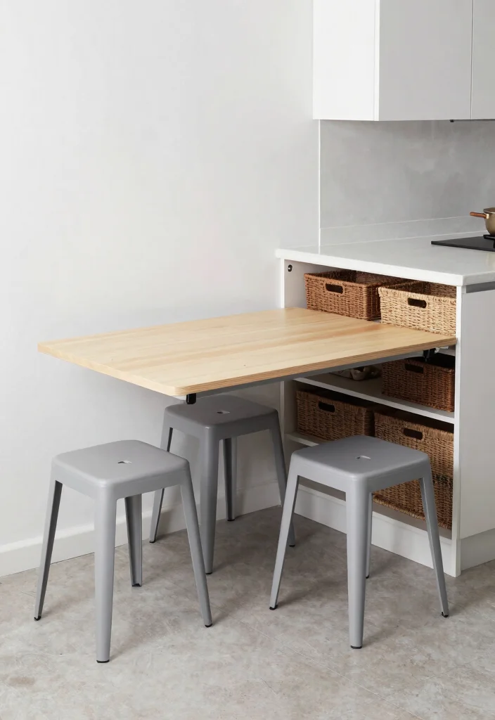 30 Open Kitchen Ideas That Blend Space and Function 21 30 Open Kitchen Ideas That Blend Space and Function 11. Space Saving Furniture 0