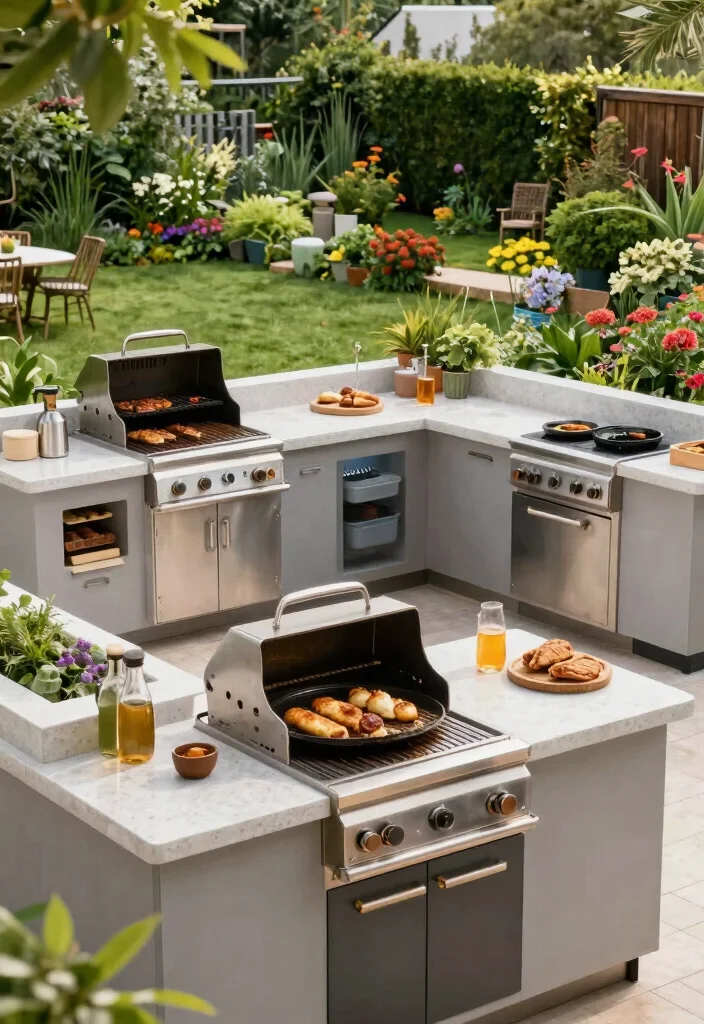 30 Outdoor Kitchen Ideas to Level Up Your Backyard 13. Outdoor Cooking Stations 0