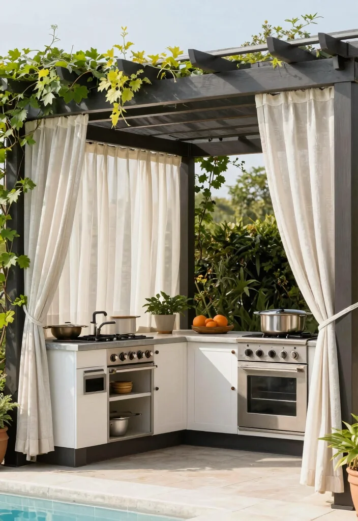 30 Outdoor Kitchen Ideas to Level Up Your Backyard 16. Shade Solutions 0