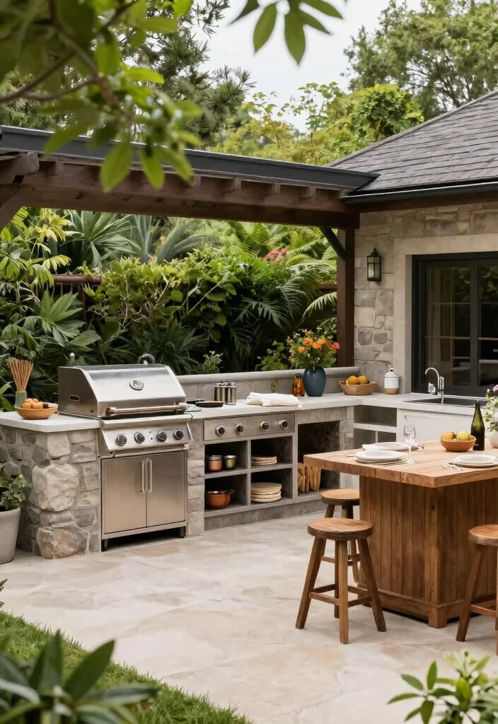 30 Outdoor Kitchen Ideas to Level Up Your Backyard 23. Outdoor Kitchen Layouts 0