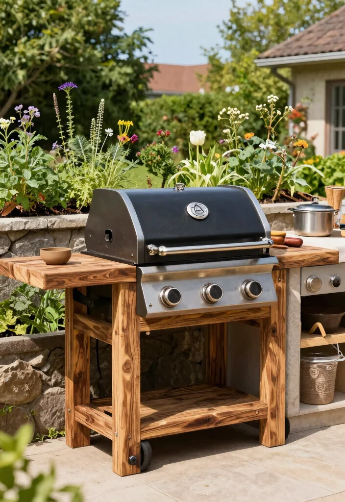 30 Outdoor Kitchen Ideas to Level Up Your Backyard 5. Sustainable Grilling Options 0