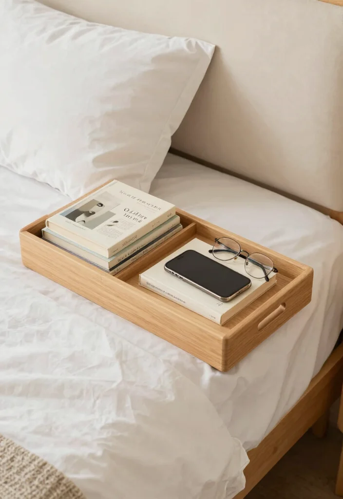 30 Small Bedroom Ideas to Maximize Space and Comfort 43 30 Small Bedroom Ideas to Maximize Space and Comfort 13. Use a Bedside Caddy 0