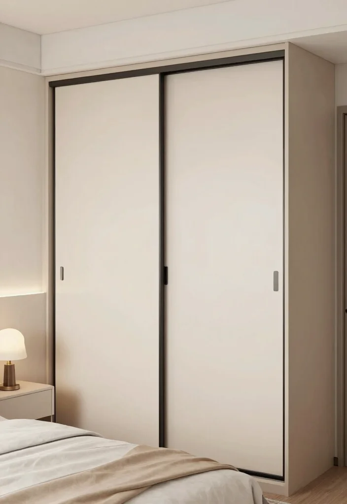 30 Small Couple Bedroom Ideas That Feel Cozy and Romantic 12. Sliding Doors for Space Efficiency 0