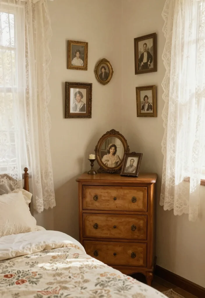 30 Small Couple Bedroom Ideas That Feel Cozy and Romantic 14. Incorporating Vintage Decor 0