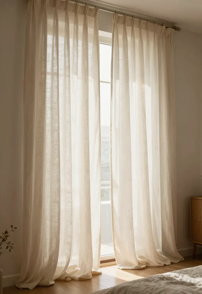 30 Small Couple Bedroom Ideas That Feel Cozy and Romantic 27. Elegant Curtain Choices 0