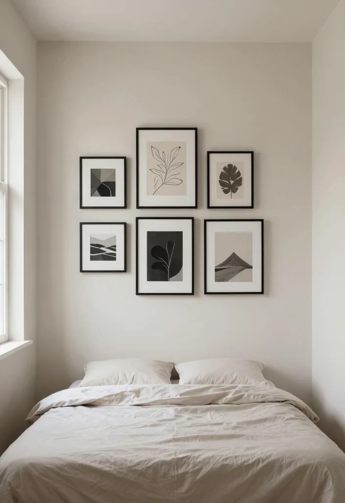 30 Small Men’s Bedroom Ideas That Are Minimal and Stylish 30 30 Small Mens Bedroom Ideas That Are Minimal and Stylish 10. Minimal Wall Art 0