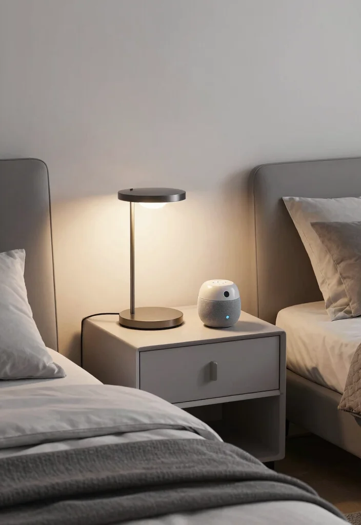 30 Small Men’s Bedroom Ideas That Are Minimal and Stylish 35 30 Small Mens Bedroom Ideas That Are Minimal and Stylish 15. Smart Technology Integration 0