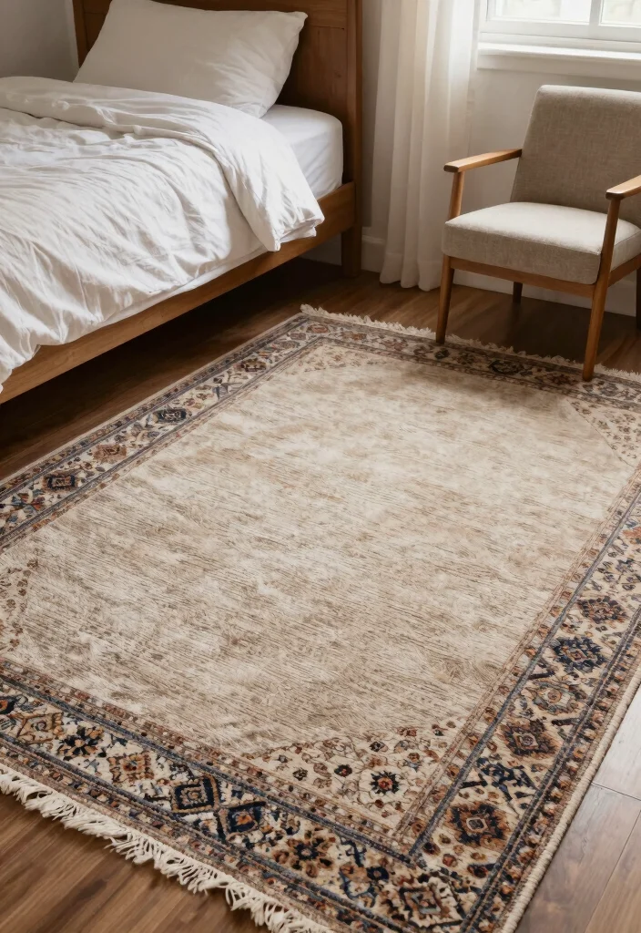 30 Small Men’s Bedroom Ideas That Are Minimal and Stylish 47 30 Small Mens Bedroom Ideas That Are Minimal and Stylish 17. Layered Rugs 0