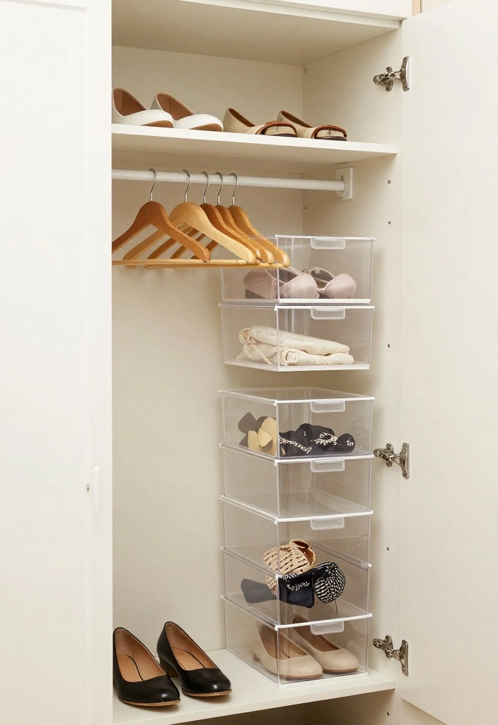 30 Small Men’s Bedroom Ideas That Are Minimal and Stylish 49 30 Small Mens Bedroom Ideas That Are Minimal and Stylish 19. Minimal Closet Organization 0